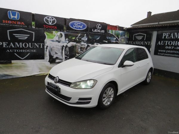 Volkswagen Golf Hatchback, Petrol, 2014, White