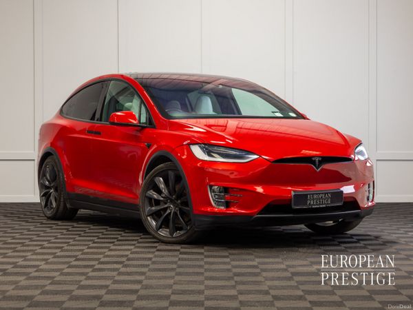 Tesla Model X MPV, Electric, 2019, Red