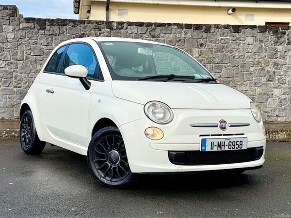 Fiat 500 Hatchback, Petrol, 2011, White