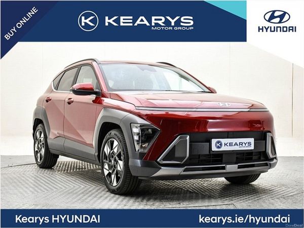 Hyundai KONA SUV, Petrol Hybrid, 2023, Red