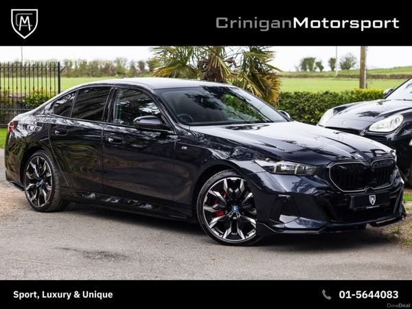 BMW 5-Series Saloon, Petrol Hybrid, 2024, Black