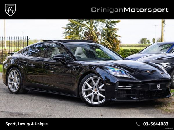 Porsche Panamera Coupe, Petrol Plug-in Hybrid, 2025, Black
