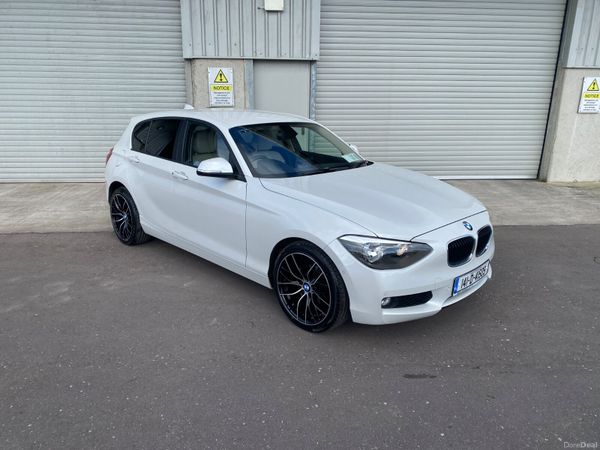 BMW 1-Series Hatchback, Petrol, 2014, White