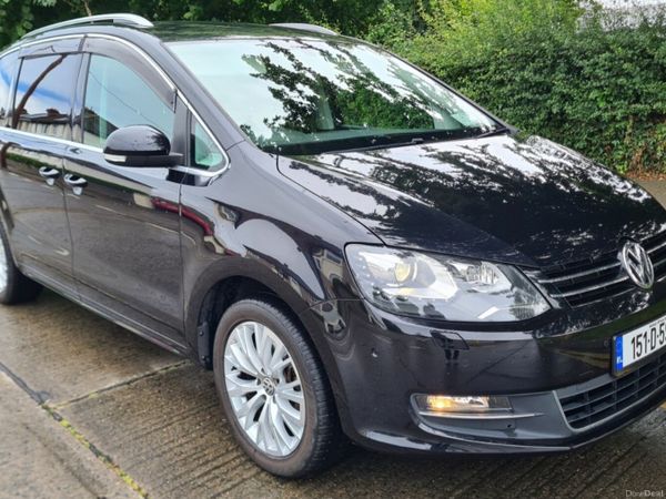 Volkswagen Sharan MPV, Petrol, 2015, Black