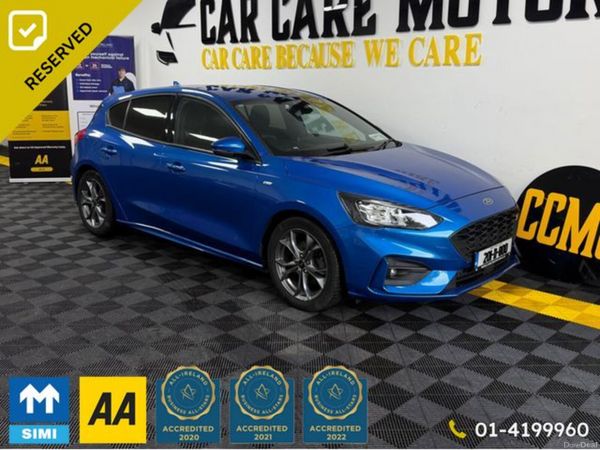 Ford Focus Hatchback, Petrol, 2020, Blue