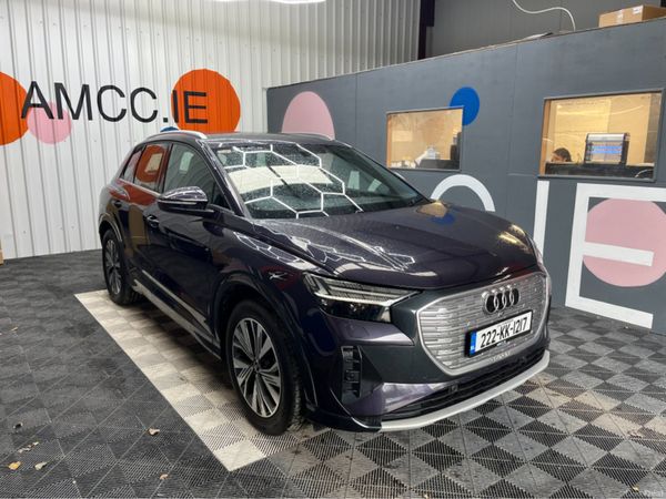 Audi Q4 e-tron SUV, Electric, 2022, Purple