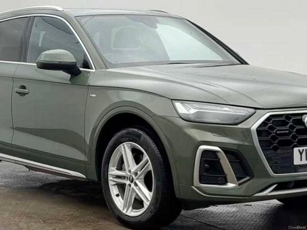 Audi Q5 SUV, Diesel Hybrid, 2023, Green