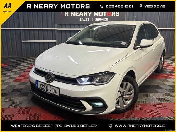 Volkswagen Polo Hatchback, Petrol, 2022, White