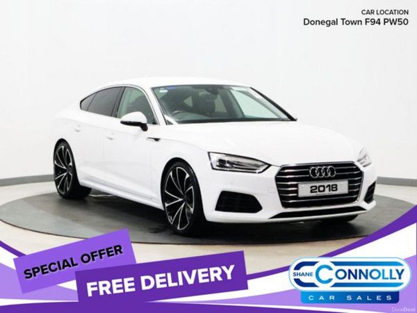 Audi A5 Hatchback, Diesel, 2018, White