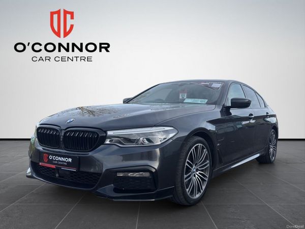 BMW 5-Series Saloon, Petrol Plug-in Hybrid, 2018, Grey