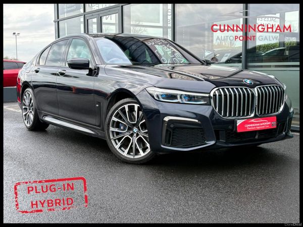 BMW 7-Series Saloon, Petrol Plug-in Hybrid, 2020, Black