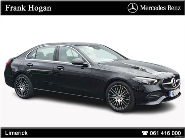 Mercedes-Benz C-Class Saloon, Petrol Hybrid, 2022, Black