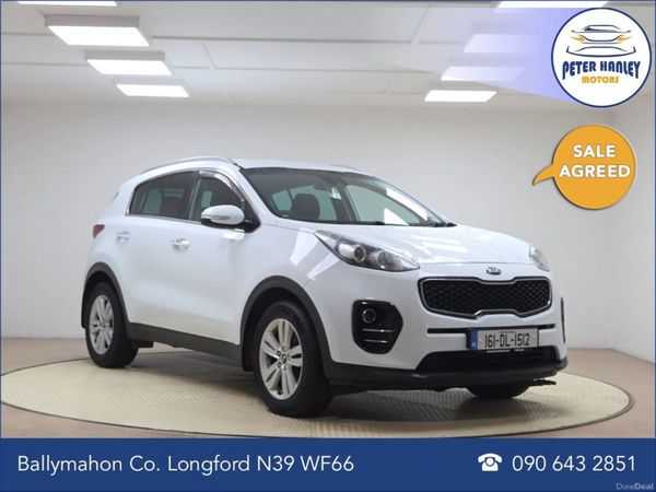 Kia Sportage SUV, Diesel, 2016, White