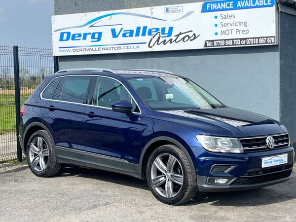 Volkswagen Tiguan SUV, Diesel, 2019, Blue