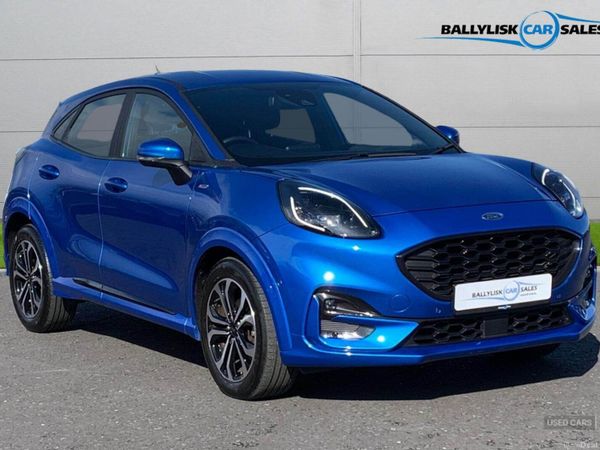 Ford Puma SUV, Petrol Hybrid, 2024, Blue