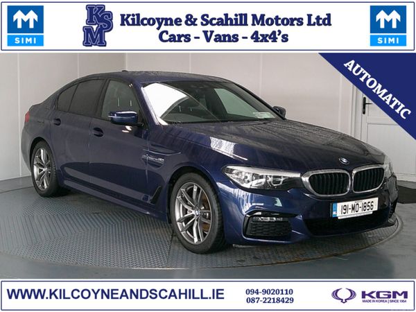 BMW 5-Series Saloon, Diesel, 2019, Blue