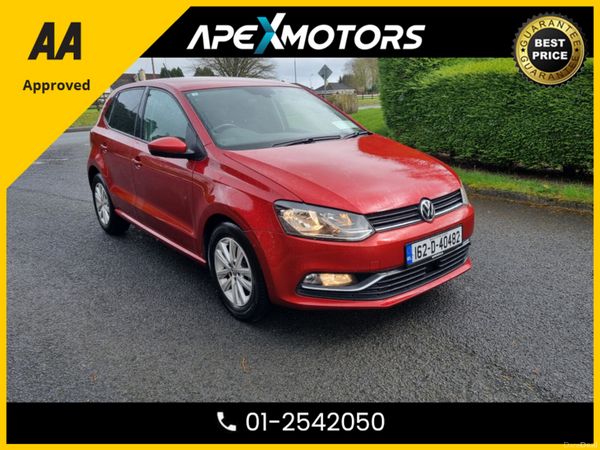 Volkswagen Polo Hatchback, Petrol, 2016, Red