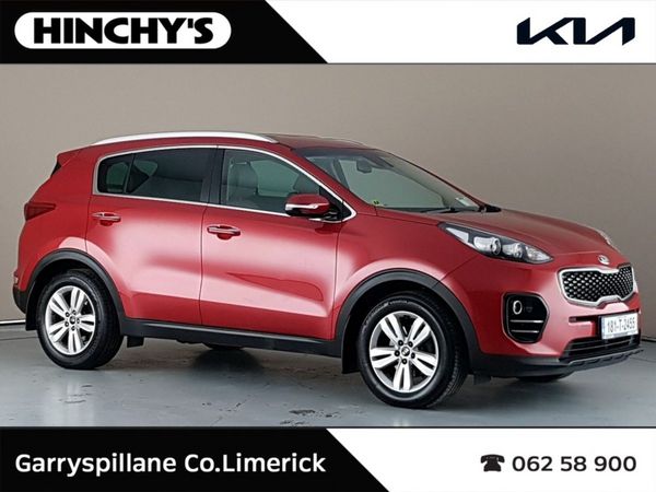 Kia Sportage SUV, Diesel, 2018, Red