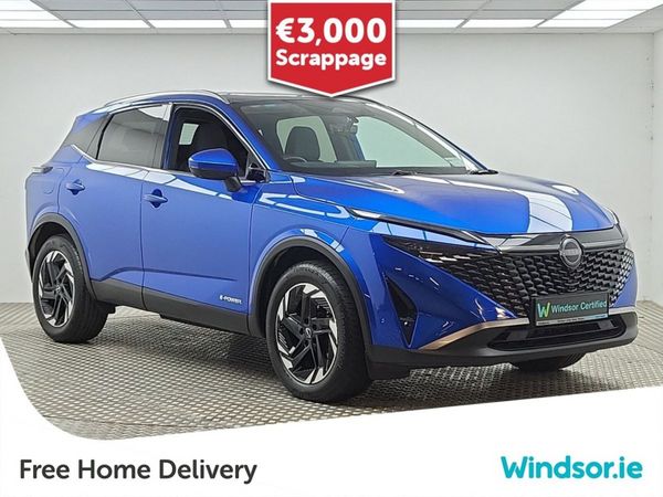 Nissan Qashqai MPV, Petrol Hybrid, 2025, Blue