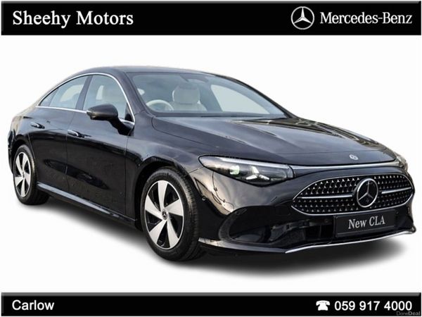 Mercedes-Benz CLA Saloon, Petrol Hybrid, 2026, Black