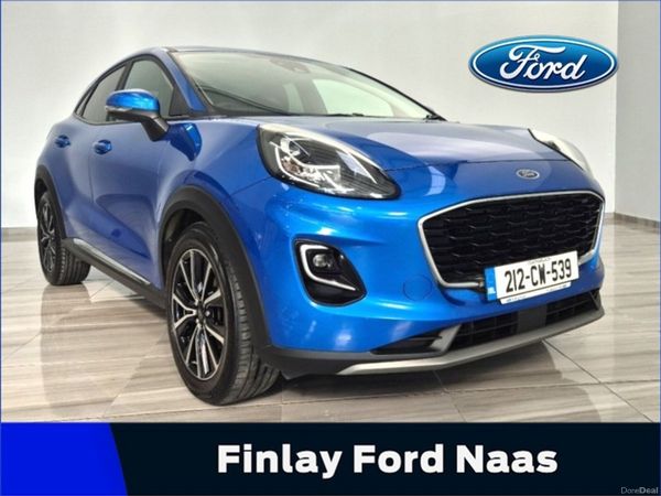 Ford Puma MPV, Petrol Hybrid, 2021, Blue