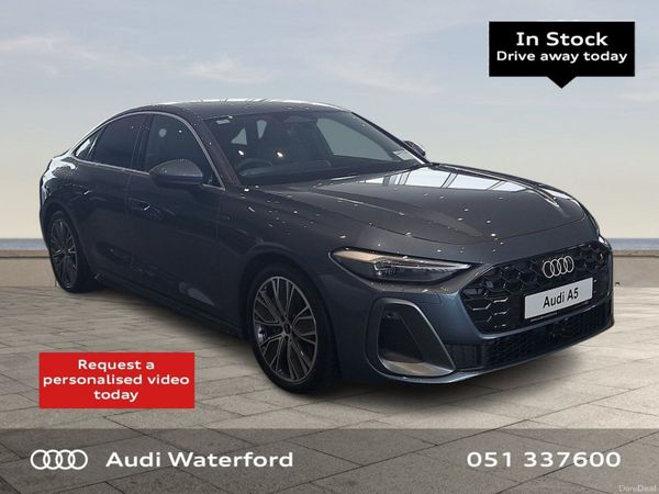 Audi A5 Saloon, Petrol Hybrid, 2026, Blue