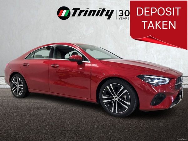 Mercedes-Benz CLA Saloon, Petrol Hybrid, 2024, Red
