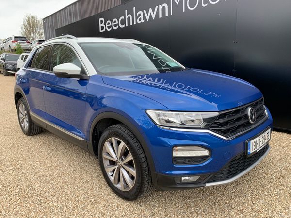 Volkswagen T-Roc SUV, Petrol, 2019, Blue