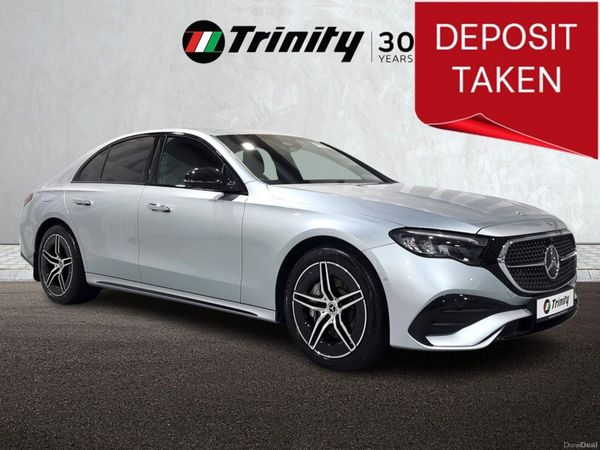 Mercedes-Benz E-Class Saloon, Diesel Plug-in Hybrid, 2025, Silver