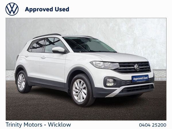 Volkswagen T-Cross SUV, Petrol, 2023, White