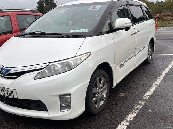 Toyota Estima MPV, Petrol Hybrid, 2010, White