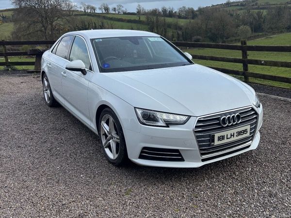 Audi A4 Saloon, Diesel, 2018, White