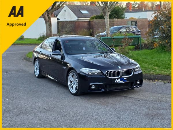 BMW 5-Series Saloon, Diesel, 2014, Black