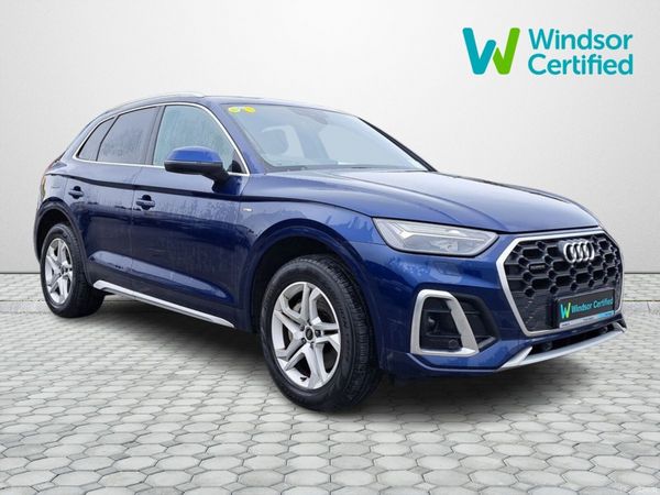 Audi Q5 SUV, Petrol Plug-in Hybrid, 2021, Blue