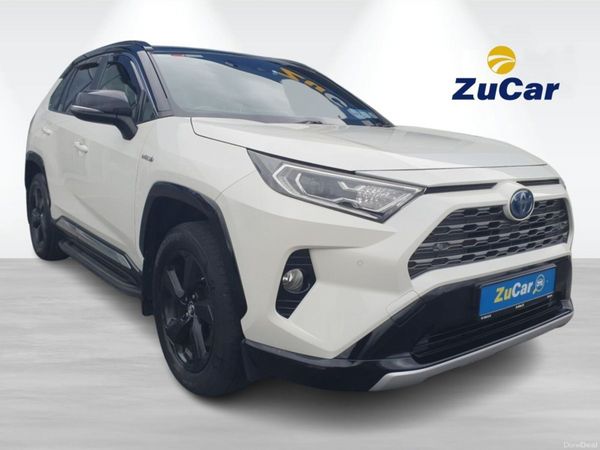 Toyota RAV4 SUV, Petrol Hybrid, 2019, White