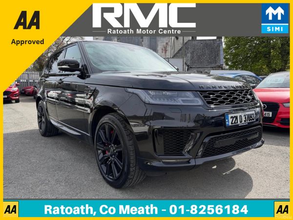 Land Rover Range Rover Sport Estate, Petrol Plug-in Hybrid, 2022, Black