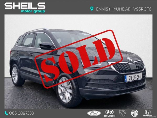 Skoda Karoq Estate, Petrol, 2021, Black