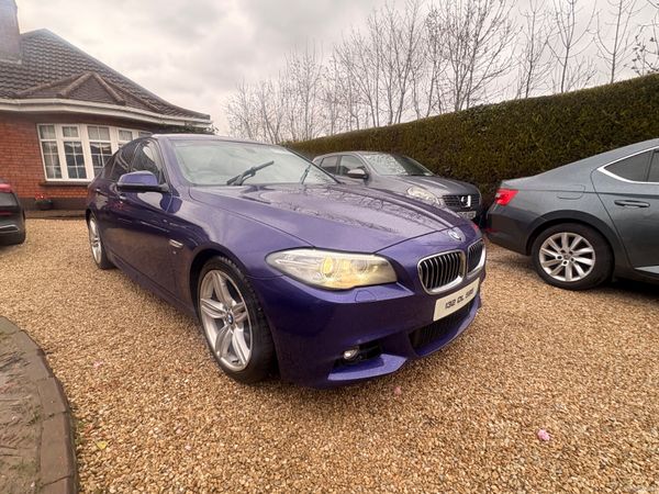 BMW 5-Series Saloon, Diesel, 2013, Blue