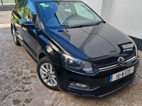 Volkswagen Polo Hatchback, Petrol, 2015, Black