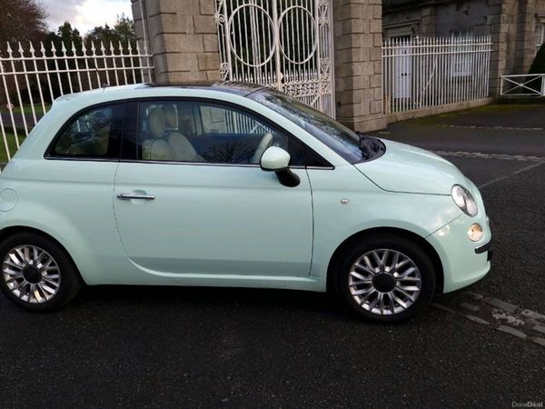 Fiat 500 Hatchback, Petrol, 2015, Green
