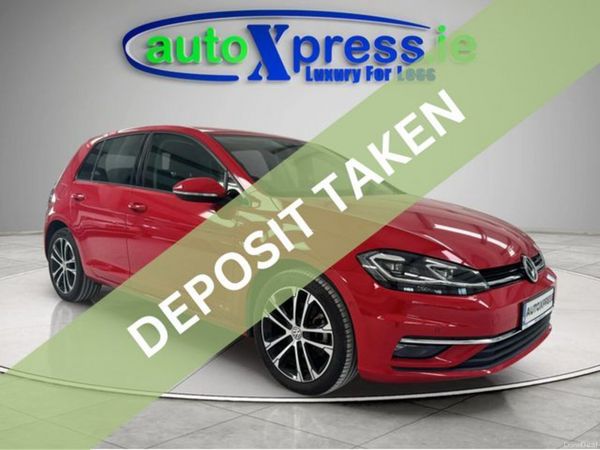 Volkswagen Golf Hatchback, Petrol, 2019, Red
