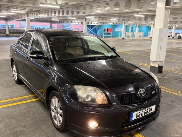 Toyota Avensis Saloon, Petrol, 2008, Black