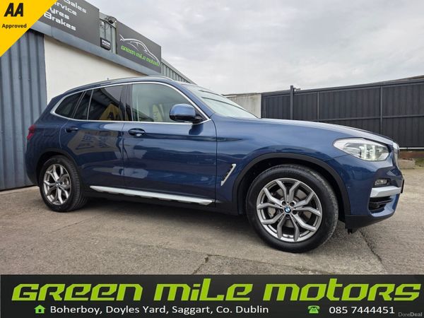 BMW X3 SUV, Petrol Plug-in Hybrid, 2020, Blue