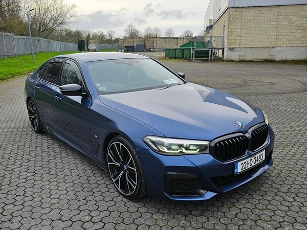 BMW 5-Series Saloon, Diesel, 2022, Blue
