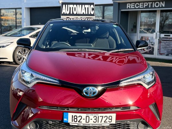 Toyota C-HR Hatchback, Petrol Hybrid, 2018, Red