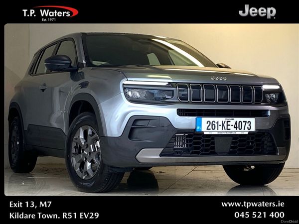 Jeep Avenger Hatchback, Petrol Hybrid, 2026, Grey