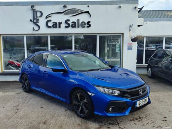 Honda Civic Hatchback, Petrol, 2018, Blue