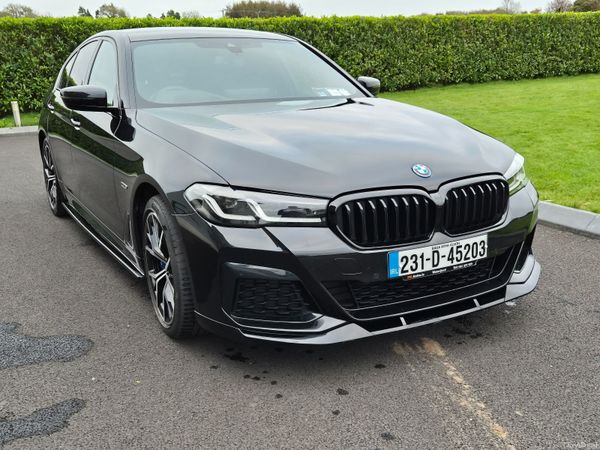 BMW 5-Series Saloon, Petrol Plug-in Hybrid, 2023, Black