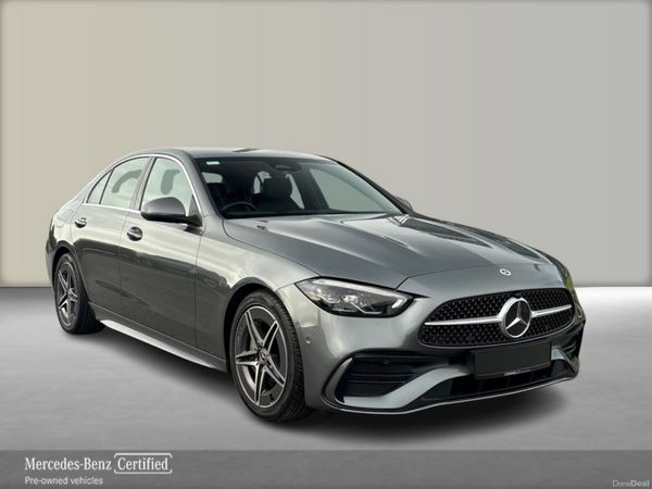 Mercedes-Benz C-Class Saloon, Petrol Hybrid, 2022, Grey