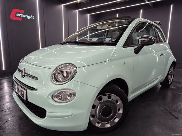 Fiat 500C Convertible, Petrol, 2016, Green